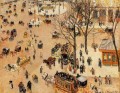 フランセ劇場広場 1898年 カミーユ・ピサロ パリジャン